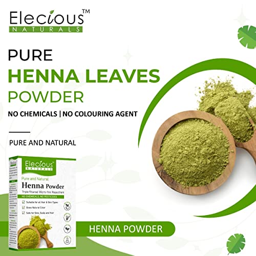 Elecious Polvo de Henna Natural para Cabello 200g miniatura 2