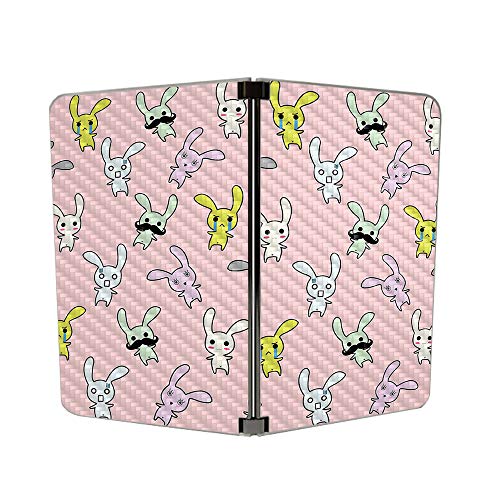 Image of MightySkins Carbon Fiber Skin for Microsoft Surface Duo - Bunny Bunches | Protective, Durable Textured Carbon Fiber Finish | Easy to Apply | Made in The USA