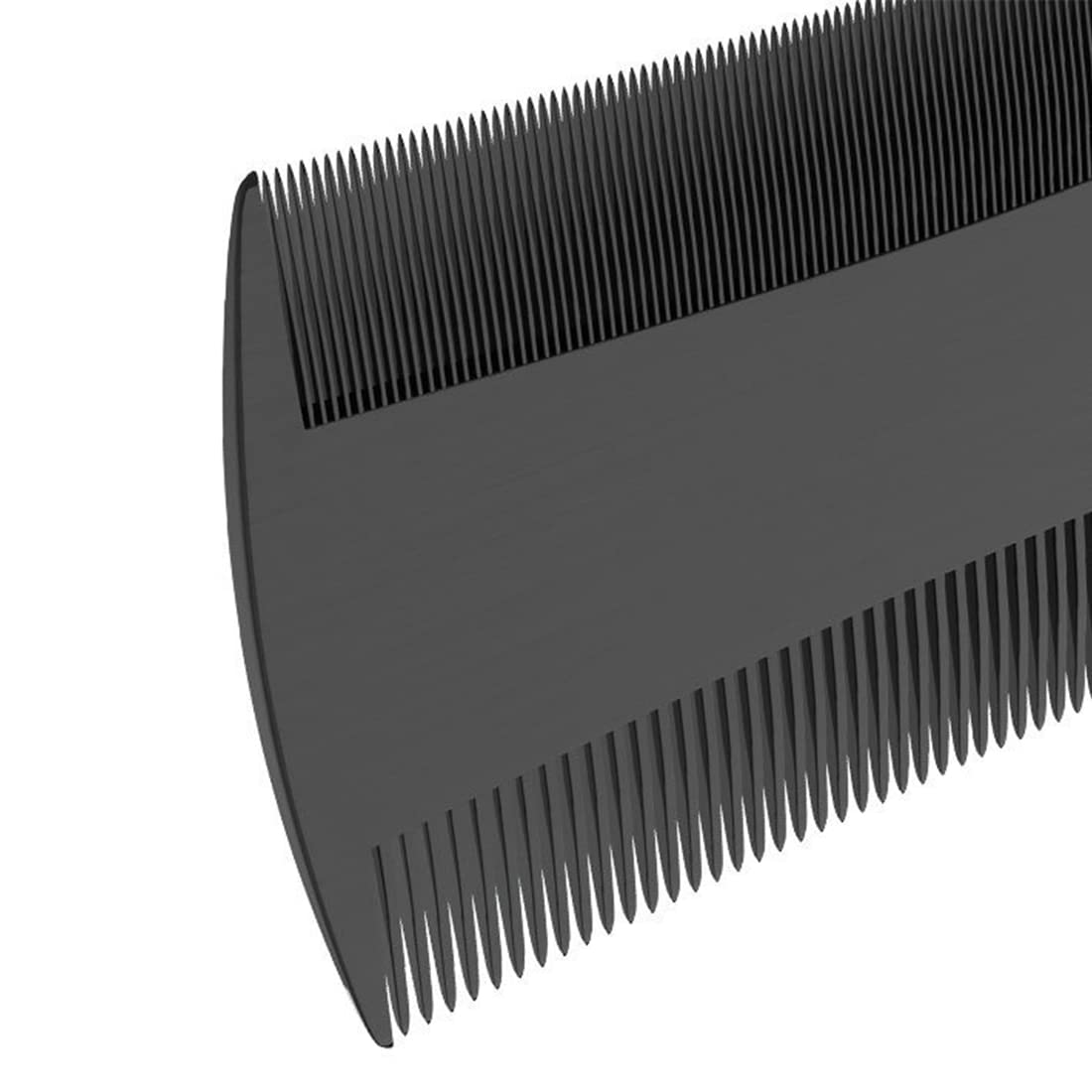 pettine barba,pettine barba uomo,pettine,pettine per barba,pettine per barba uomo,Pettine a doppia faccia per barba a denti fitti (3 pezzi neri)