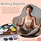 KAIYAYA 15 Stück Glücksbringer Herz Stein Kristalle Edelsteine für Kinder Heilung Kristall Edelsteine Liebhaber,Liebesherz Natürliche Bunte Steine Heilsteine für Meditation,Chakra,Reiki,Energieausglei