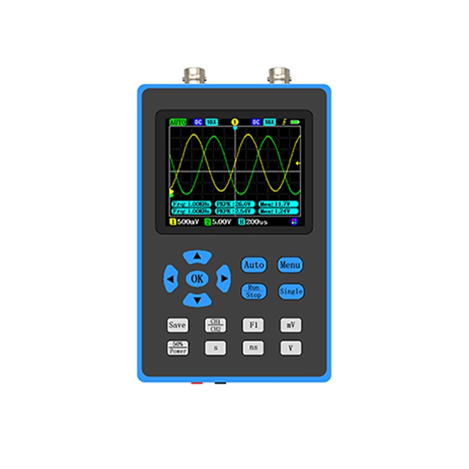 Lpuhhda One Color Dso2512g 120M Bandwidth 500Msa/S 2 In 1 Dual Channel Oscilloscope 10Mv Minimum Vertical Sensitivity Fft Spectrum Analysis