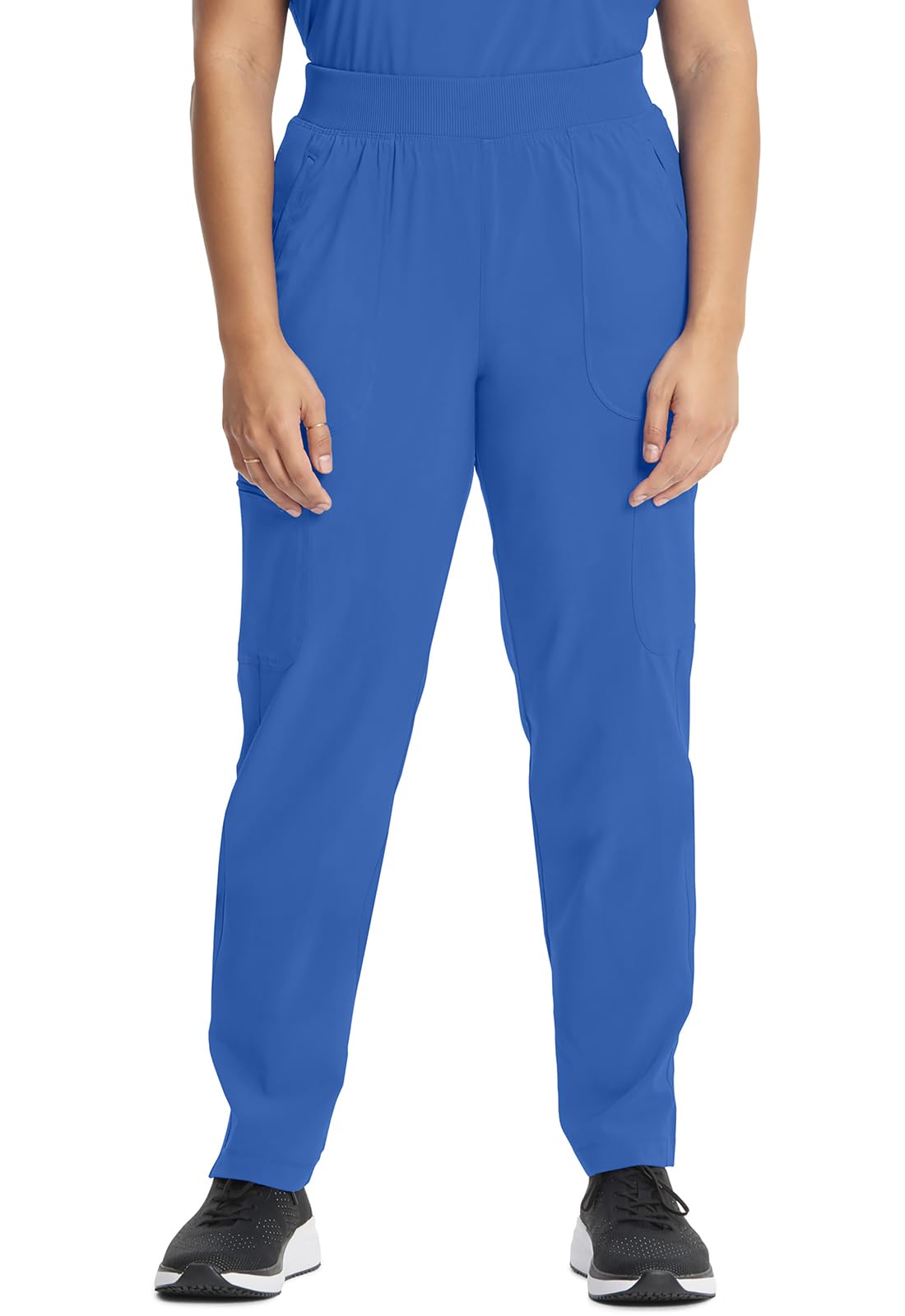 Cherokee Infinity Women's Scrub Pant Mid Rise Tapered Leg Pull-on Bottom with Moisture Wicking & 360° Stretch Fabric CK065A