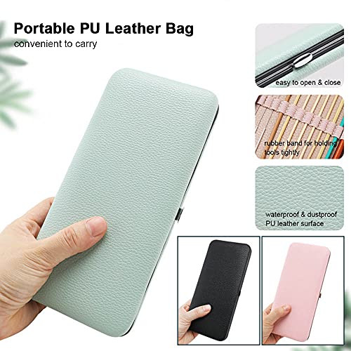 Zwbfu 23 unidades Kit de remoção de cera de ouvido Conjunto de palheta de ouvido Removedor de cera C