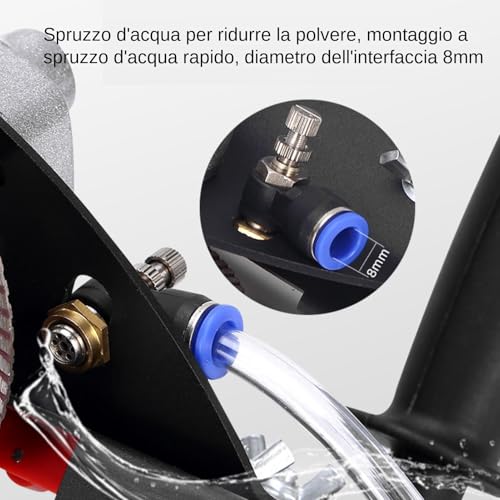 Máquina de corte de azulejos con amoladora angular para juntas de grados 8