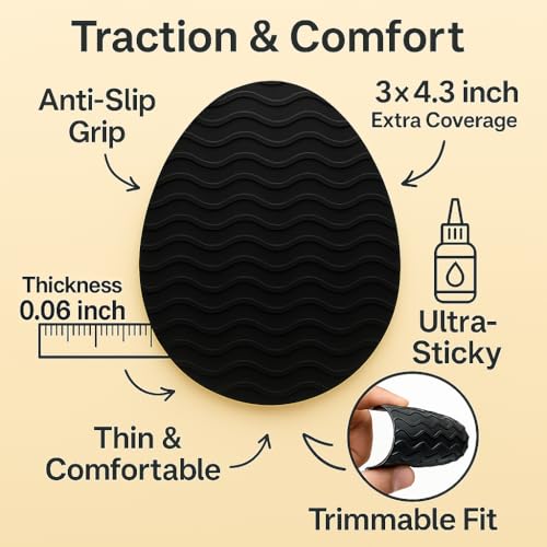 Protectores antideslizantes para zapatos 3"x4.3" (3 pares) miniatura 5