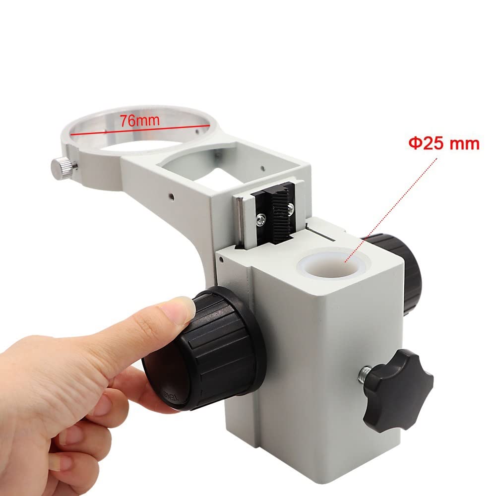 AmScope - Stereo Microscopio Compatto A Braccio Fisso