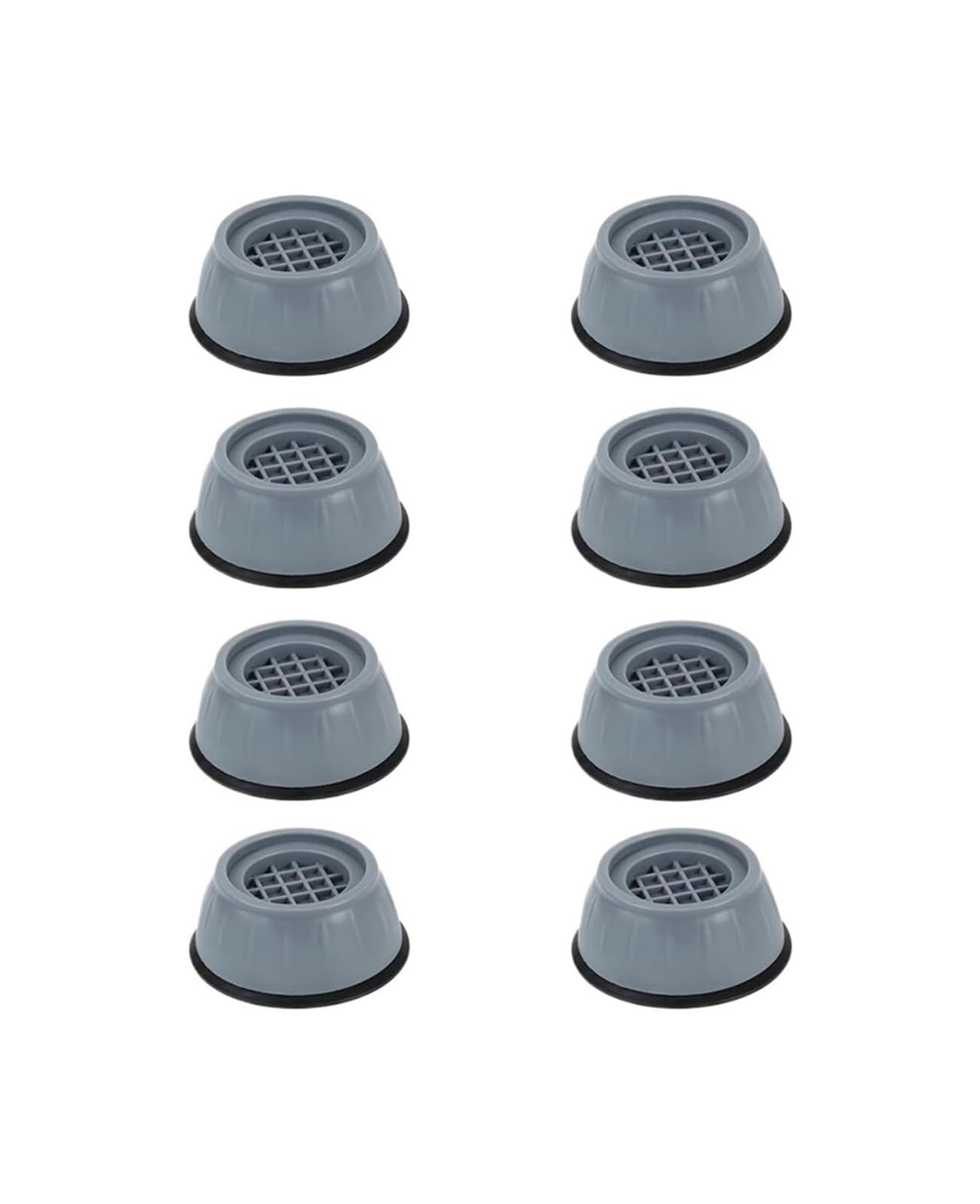 Gumowe antypoślizgowe podkładki do stóp | Tłumienie wibracji Silent Shock Damper Mats(8pcs)