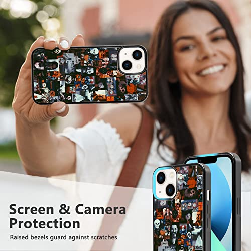 Mmyajt Horror Spooky Character Phone Case Fit For Iphone 14 13 12 11 Plus Pro Max Mini Xr Xs Max,Tpu Iphone Case Shockproof Evil Cute Grim Reaper Ghost Phone Cover Gift For Boy Girl Men Women #TOP4