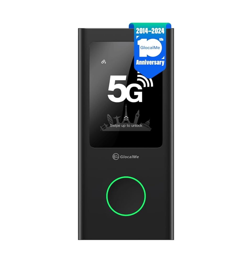 GlocalMe Numen Air 5G モバイルルーター GlocalMe Numen Air 5G Mobile WiFi Router WiFi 5, Global