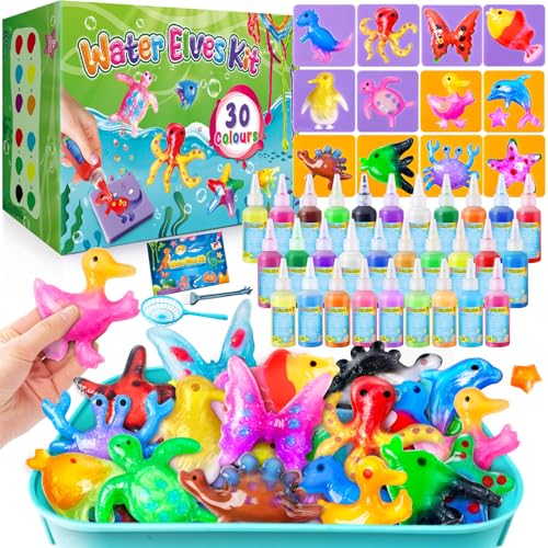 JOPSHEEN Magic Water Elf, 30 Colores Aqua Gel, Elfo de Agua Magico, Kit de Gel de Agua para Niños, Juguetes Squishy