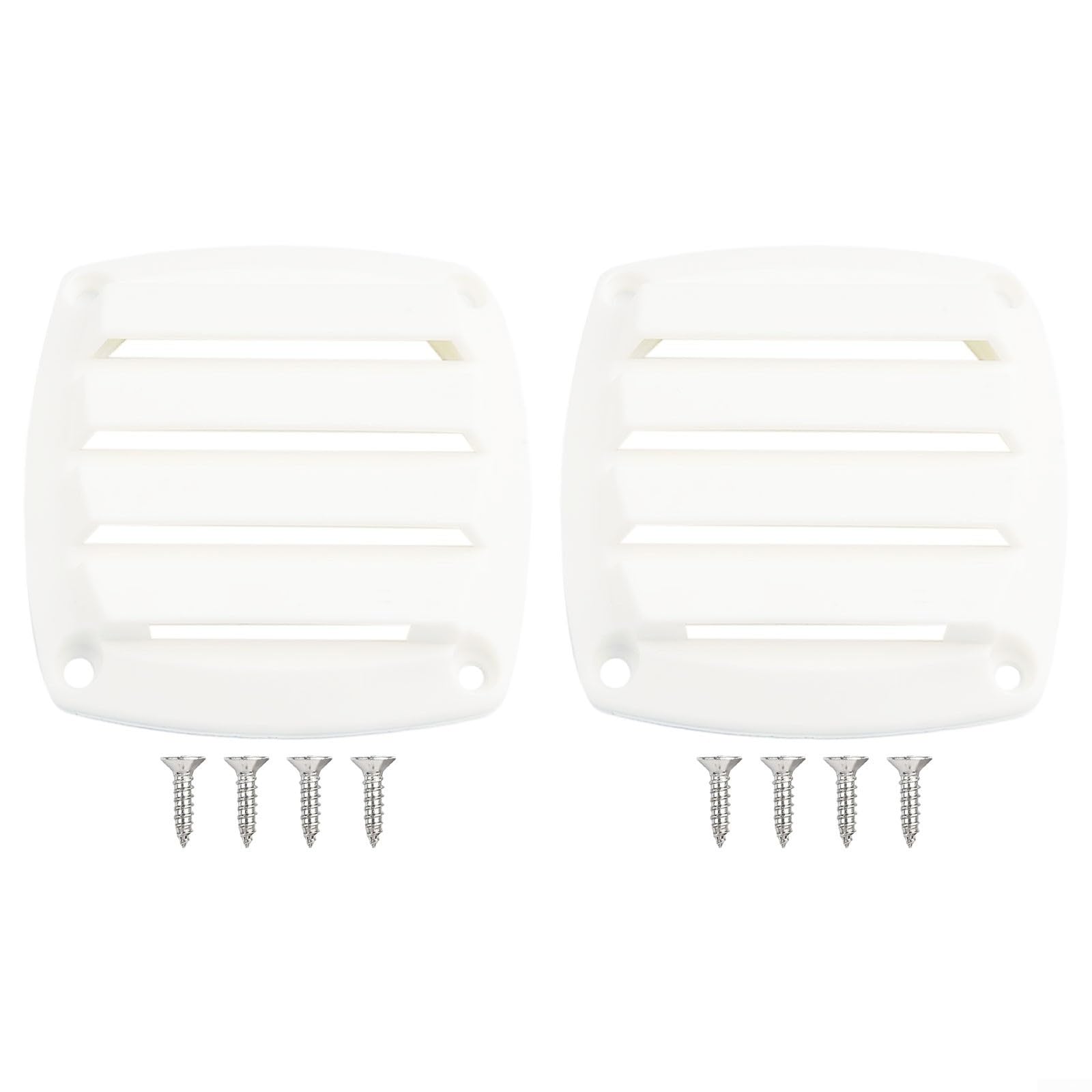 Bocchette D'Aria Per Barche E Yacht - 2 Pezzi Da 7.6 Cm Bianchi | Ventilazione Efficiente E Anti-Insetti