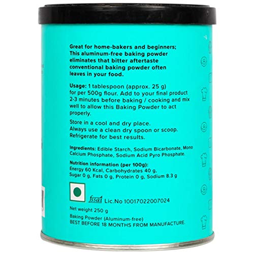 Image of Urban Platter Baking Soda, 250g + Urban Platter Aluminium-Free Baking Powder, 250g (Double-Acting Leavening Agent | Perfect for Fluffy