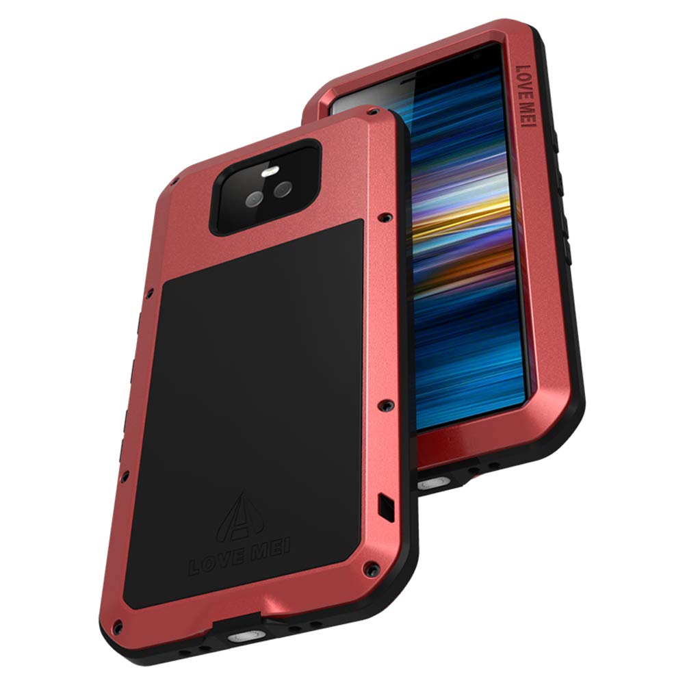 Coque LOVE MEI Métal Antichoc Pour Sony Xperia 10 / 10 Plus - Neige (Argenté)