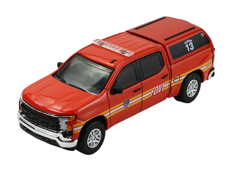 Greenlight 1:64 Fire & Rescue 2023 Chevy Silverado miniatura 4