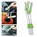 Produktbild beler Bewegliche Multifunktions Auto Klimaanlage Ausströmer Double Ended Staub Reinigungsbürste Duster & Abstauben Tool Kit