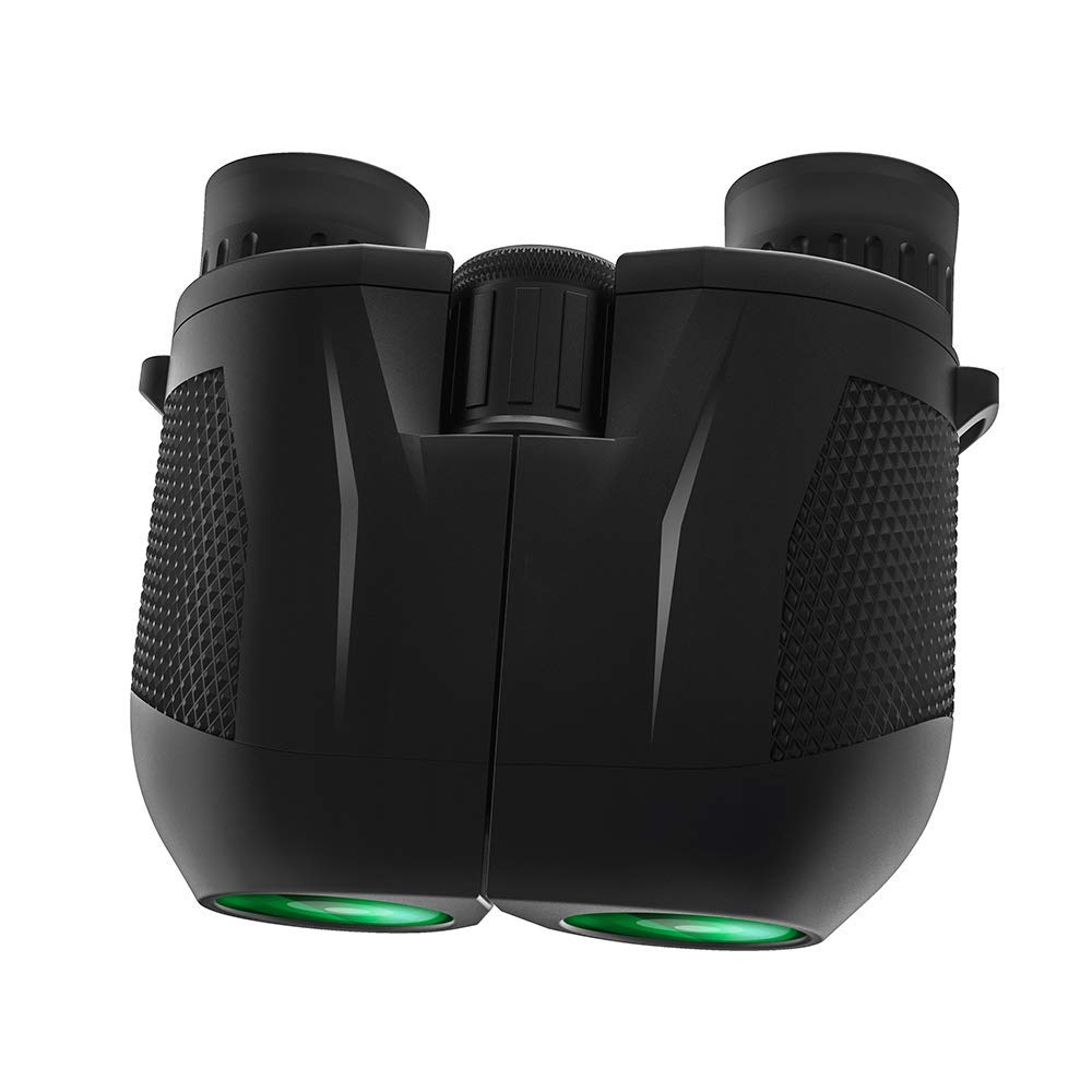 Jumelles compactes 10X25 Bak4 HD pliantes pour randonnée et observation