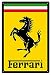 Ferrari Horse Automobile Sign 12"x18"