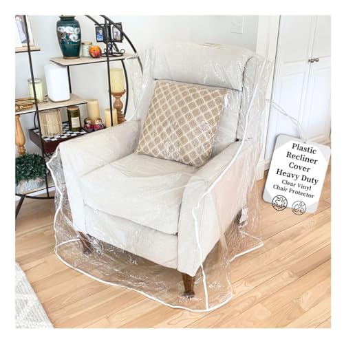 Evelots Clear Plastic Recliner Cover