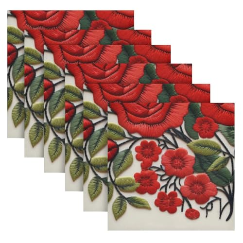 Servilletas de Tela Multicolor 20x20 pulgadas Pack 6 miniatura 2