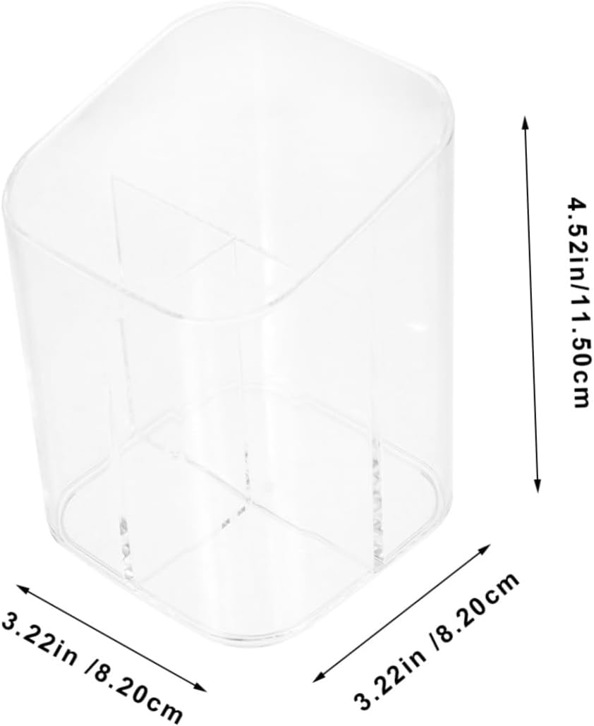 NOLITOY 2pcs Make up Brush Organizer Plastic Cosmetics Storage Holders Xmas image 2