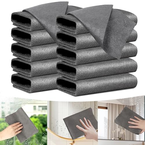 BELEVO Limpieza Mágico Balletas Microfibra 12 Piezas Bayetas Cocina 30x30cm Bayeta Microfibra Reutilizables Bayeta Cristales para Limpiar Coche Ventana Cocina Vidrio Baño