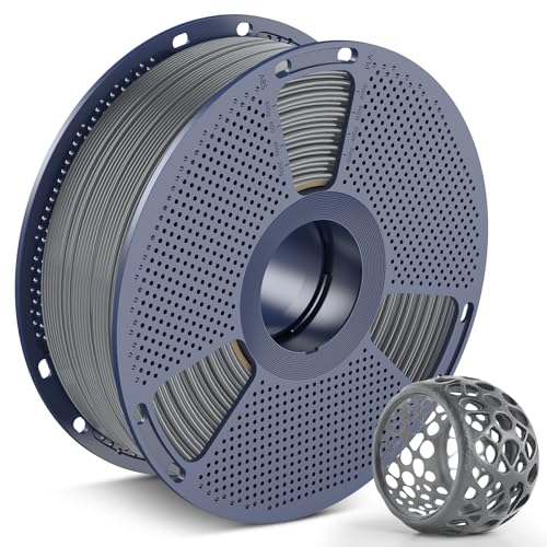 Image of SUNLU TPU 3D Printer Filament 1.75mm,Highly Elastic 90A TPU Filament,Flexible 3D Filament for Fast Printing,Dimensional Accuracy + /- 0.03mm,Suitable for Most FDM 3D Printers.1KG (Grey).