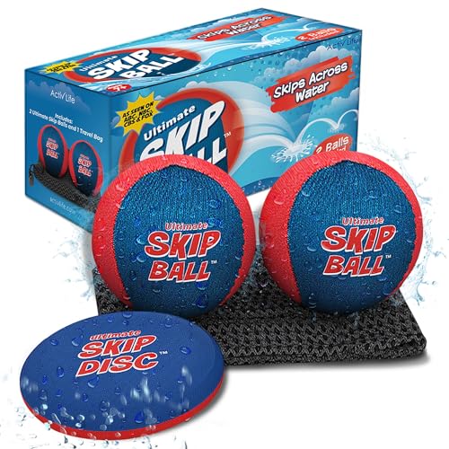 Activ Life Skip Ball - Red/Blue, 2-Inch Kids...