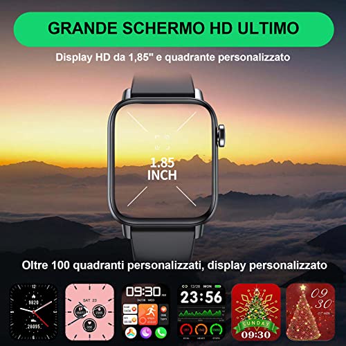 GT HITGX 1.85 Smartwatch Uomo Donna, Effettua e