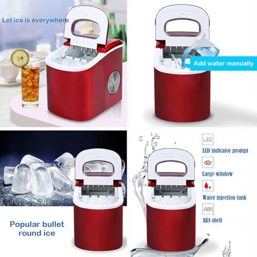 Máquina de hielo portátil para encimera pequeña miniatura 4