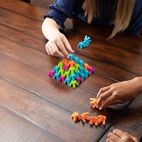 Fat Brain Toys Corners Up – Outsmart. Outstack. Out-Corner. [Fun Family Brainteaser Party Strategy Game for Kids, Teens, & Adults]
