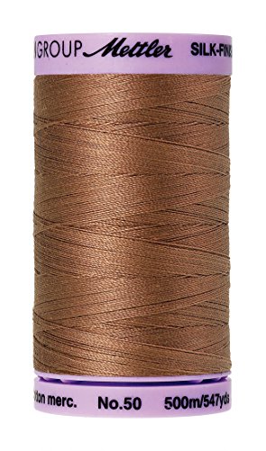 Hilo de algodón Mettler Silk-Finish 547 yd 500 m miniatura 1