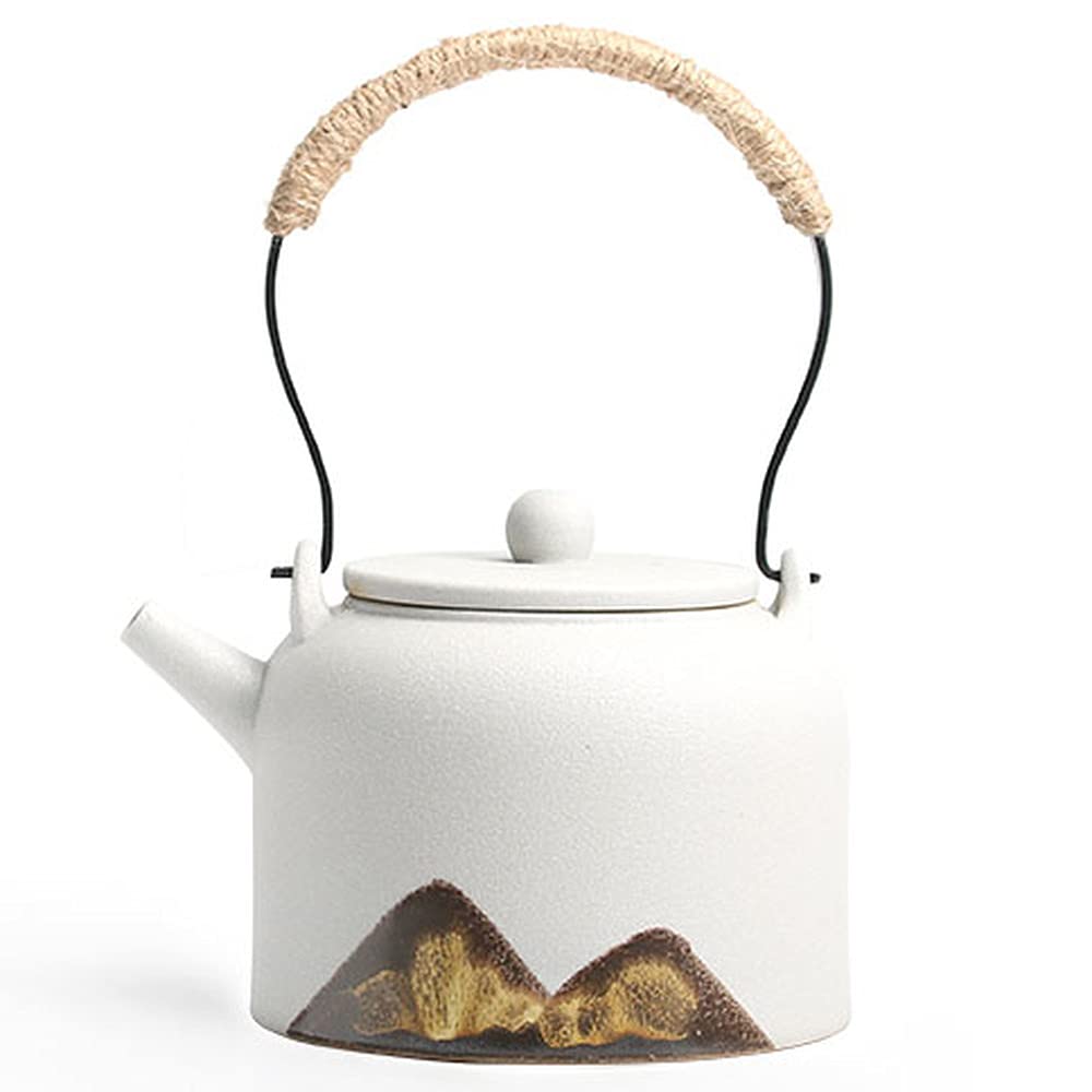 Chiński czajniczek, 350 ml uchwyt czajniczka ceramiczny zestaw do herbaty Kung Fu Retro kreatywny czajnik do ceremonii herbacianej