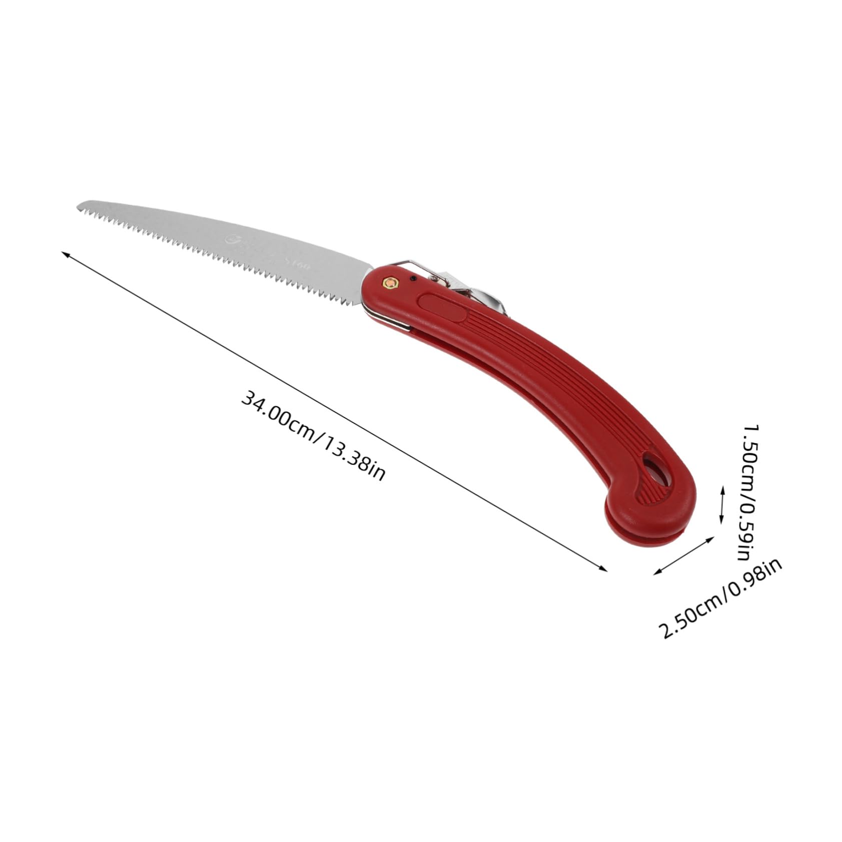 Mikikit Folding Saw for Wood Cutting Heavy Duty Gardening Tool with Practical Grinding for Camping Pruning and Tree Cutting Construction