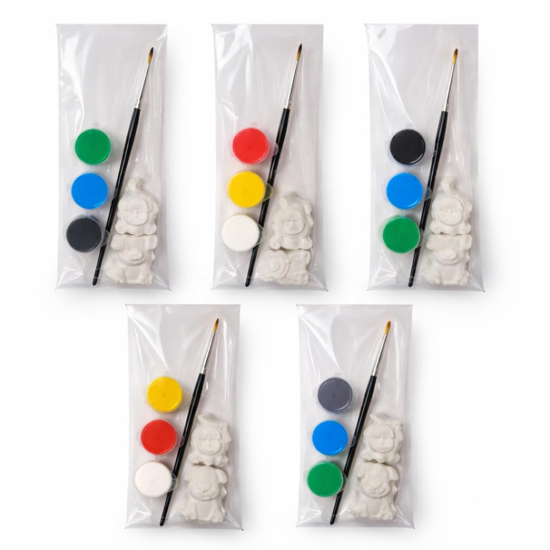 DIY Animal Fridge Magnet Painting Kit –Return Gift| Birthday Party| Painting Set for Kids| Boys & Girls|Age 3 4 5 6 7 8 (Pack of 5)-image-20