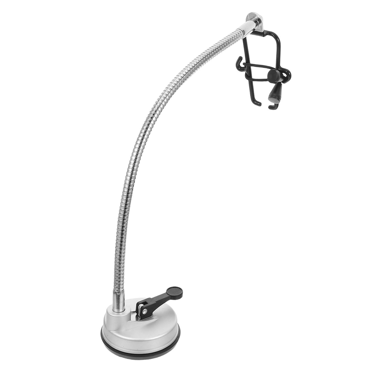 HEMOTON Haartrocknerhalter und Einfache Reinigung mit Saugnapf aus Edelstahl Rutschfester Föhnhalter mit 360 Grad Drehfunktion für Badezimmer und Arbeitsplatte
