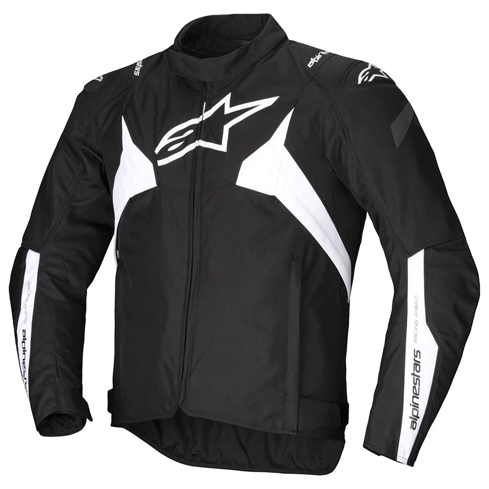 Alpinestars T-Jaws V4 wodoodporna kurtka tekstylna motocyklowa, czarny/biały, 2XL