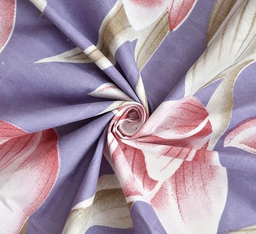 Image of VOMZER 320 Threadcount Elastic Fitted Bedsheets Single Bed with 1 Pillow Cover | Single Bed with All Around Elastic, Size 36 X 72 X 8 Inches