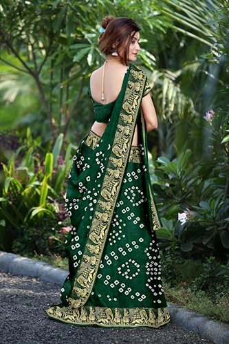 JERAVI ENTERPRISE silk bandhani saree – image 3