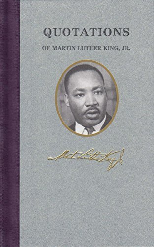Télécharger Quotations of Martin Luther King (Great American Quote Books) by Martin Luther, Jr. King (2001-01-02 Livre PDF Gratuit