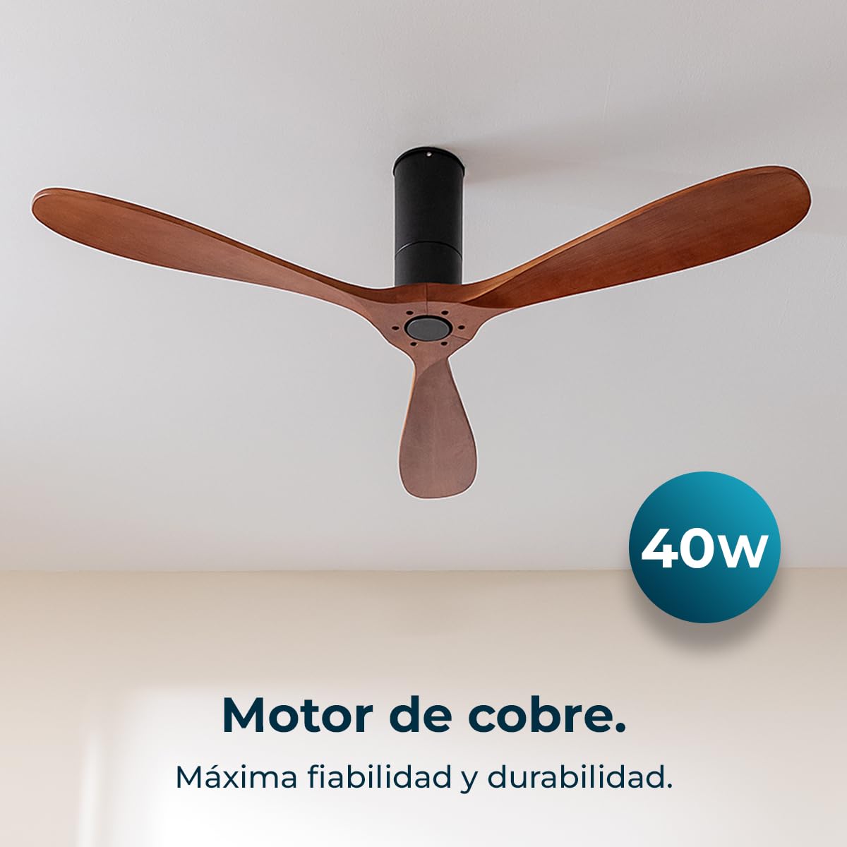 Cecotec Ventilador de Techo EnergySilence Aero 5500 Black Aqua Connected