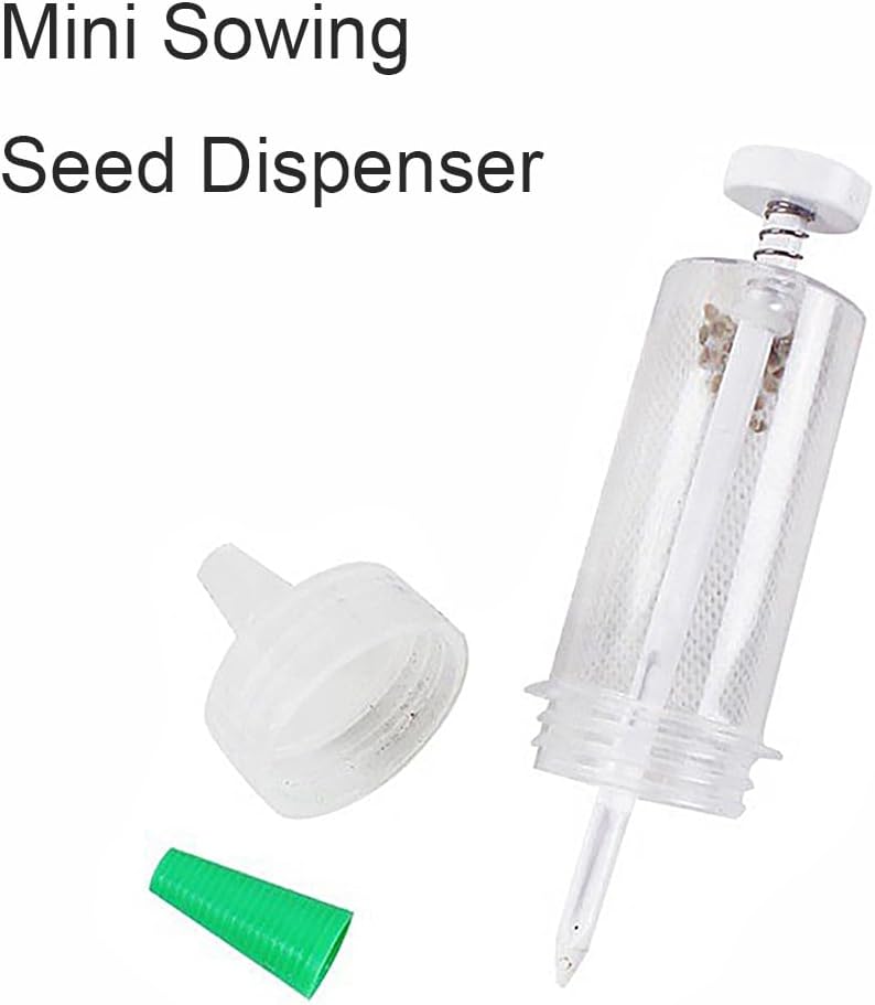 Precision Mini Seed Spreader Handheld Garden Sowing Tool for Flower Vegetable Herb Planting
