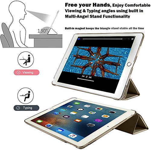 Image of DuraSafe Cases for iPad 9.7 inch Old Model 4 3 2 Gen PC Case A1458 MD513HN /A A1416 MC705HN /A MD328HN /A MD336HN /A A1395 MC769HN /A MC954HN /A MC979HN /A A1459 MD514HN /A MD511HN /A MD515HN /A - Gold