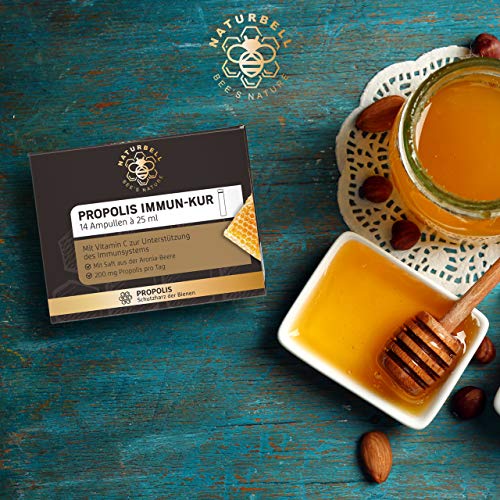 Naturbell Propolis Immun-Kur, Nahrungsergänzungsmittel mit Propolis und Vitamin C zur Unterstützung des Immunsystems… – Bild 4