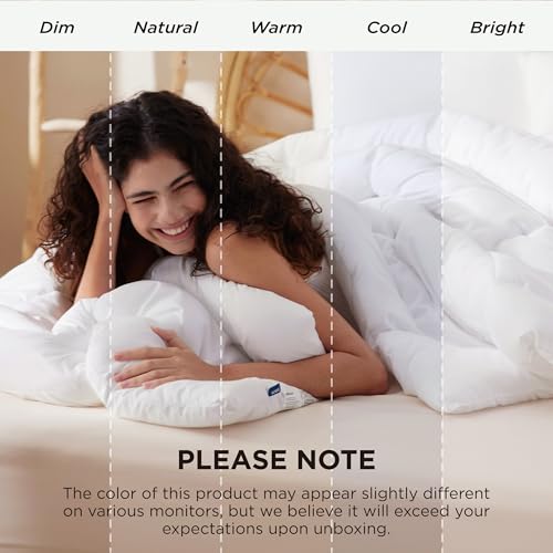 Bedsure Comforter Duvet Insert, Quilted Bedding Blanket, Oeko-TEX - image 9