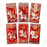 Accessoire de tradition festive : Le porte-enveloppe rouge intègre un motif symbolique du cheval et une broderie plate complexe. Il sert à la fois d'accessoire pour le Nouvel An et de manière significative de présenter des étrennes ou cadeaux lors de multiples occasions. Il favorise chaleur et connexion pendant les festivités culturelles, les célébrations personnelles ou les moments marquants, incarnant l'élégance traditionnelle.