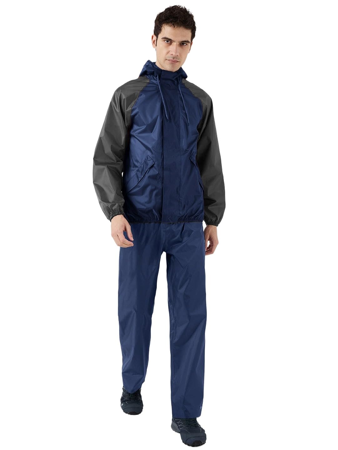 wildcraft Solid Waterproof Rainsuit for Men & Women| Premium Raincheater Suit Color Block| Lightweight Hooded Rain Wear| Ideal for College| Office| Work| Travel-picture-10
