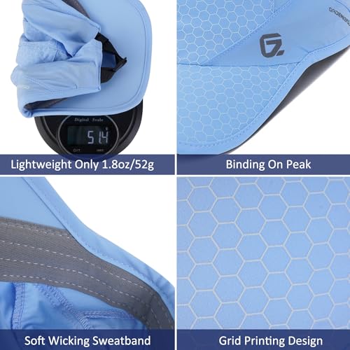 GADIEMKENSD Stretch Sport Hat with Soft Brim Lightweight Quick Dry Unstructured Breathable Running Cap for Outdoor Activities - Image 6