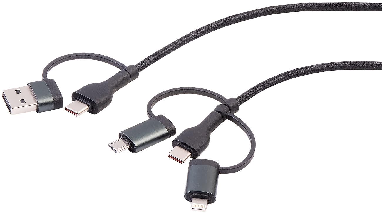 Cavo USB Intrecciato 6 Piedi (1,8m) - Sincronizzazione E Ricarica Rapida Per Telefono E Tablet