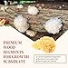 Dried Snow Fungus Mushrooms White Fungus 3.5oz(100g) Rootless Tremella Fuciformis Chinese Mushroom All Natural, Vegan, Gluten-Free, Premium Grade for Soups, Desserts 银耳