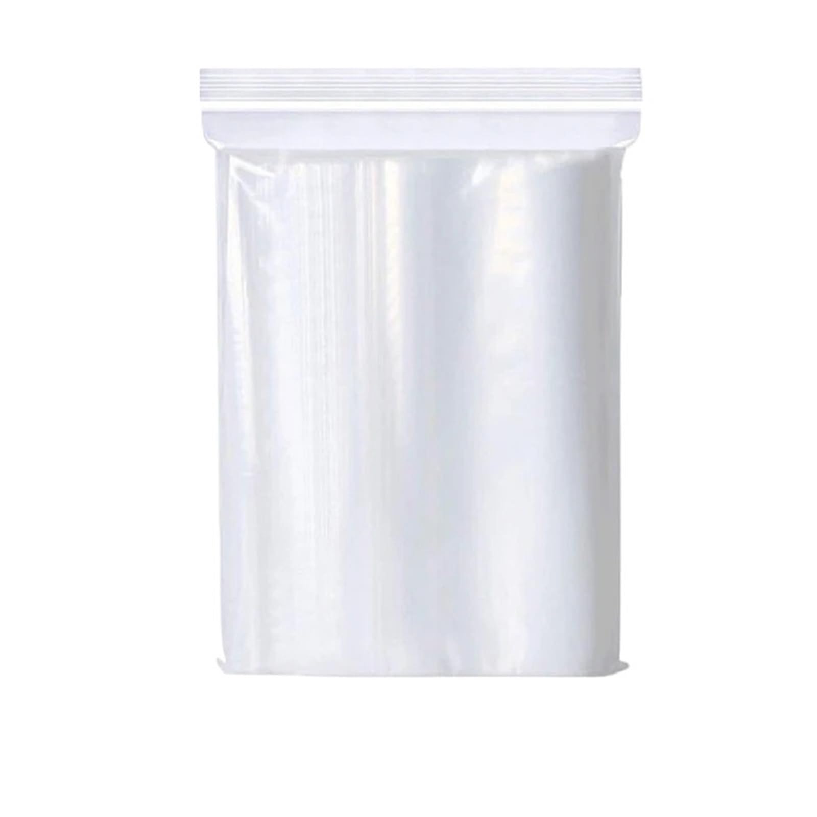 Bolsa Zip Bolsa de almacenamiento plástico transparente con cierre hermético y grosor reforzado for guardar joyas pequeñas alimentos. Reutilizable para la Cocina(A-12x18cm,500 PCS)